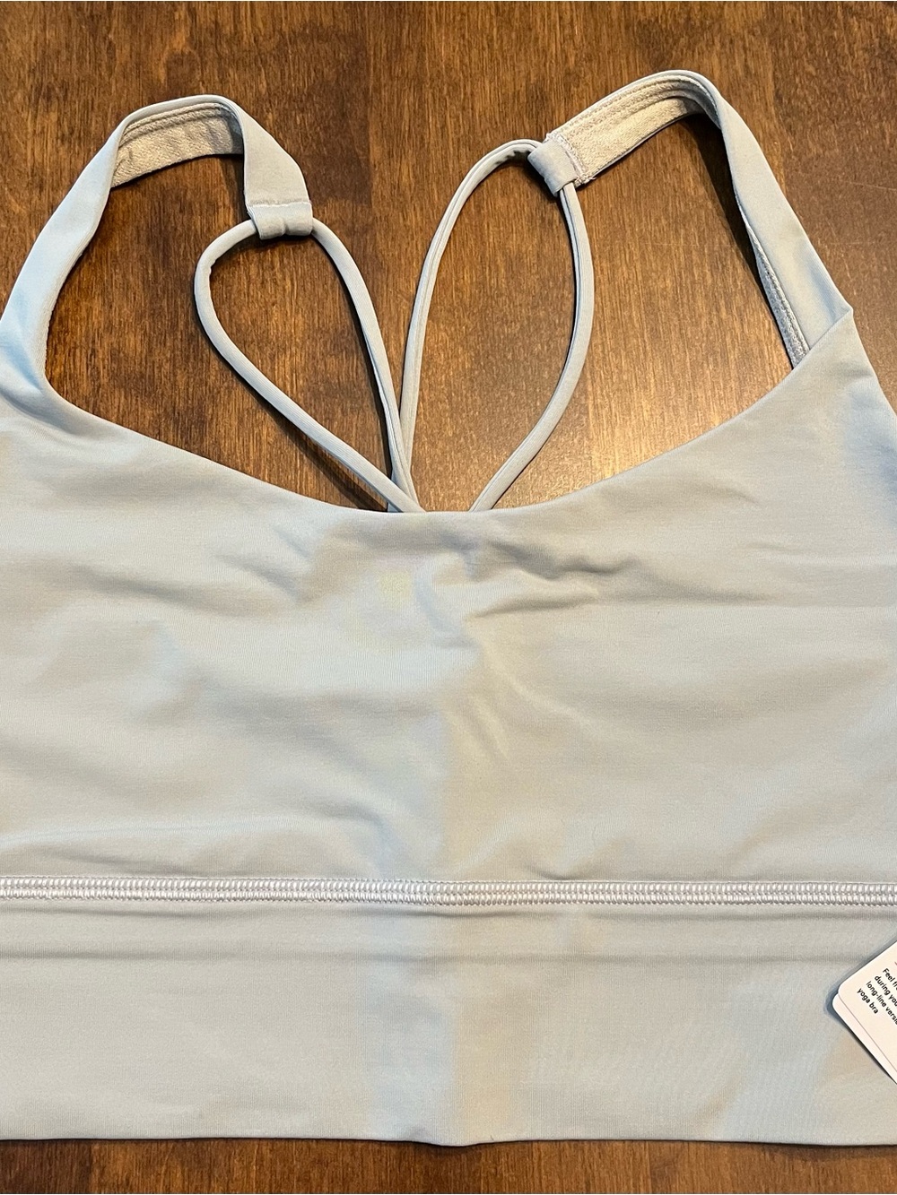 Lululemon Free to Be Longline Sports Bra, Grey, Sz 8